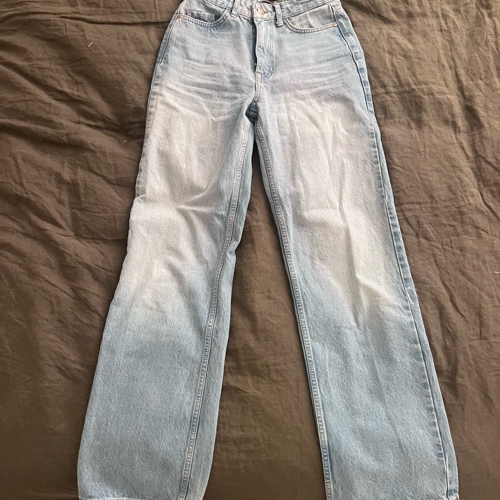 Zara Women's Denim Straight Leg Jeans